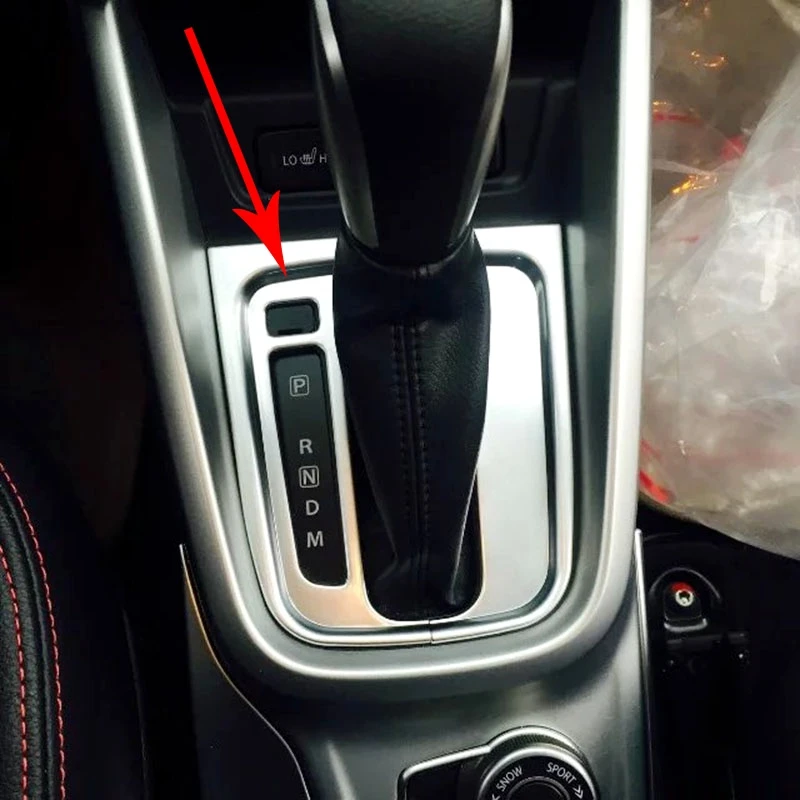 

Bbincar Left-Handed Driving ABS Chrome Interior Center Control Consoles Gear Box Ring Trim For 2015 2016 Suzuki Vitara Escudo