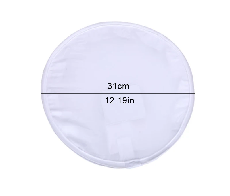31cm Mini Portable Round Studio Softbox Photography Flash Diffuser Softbox for Flash Speedlite White Balance Card Board Flash Diffuser Soft box (4)
