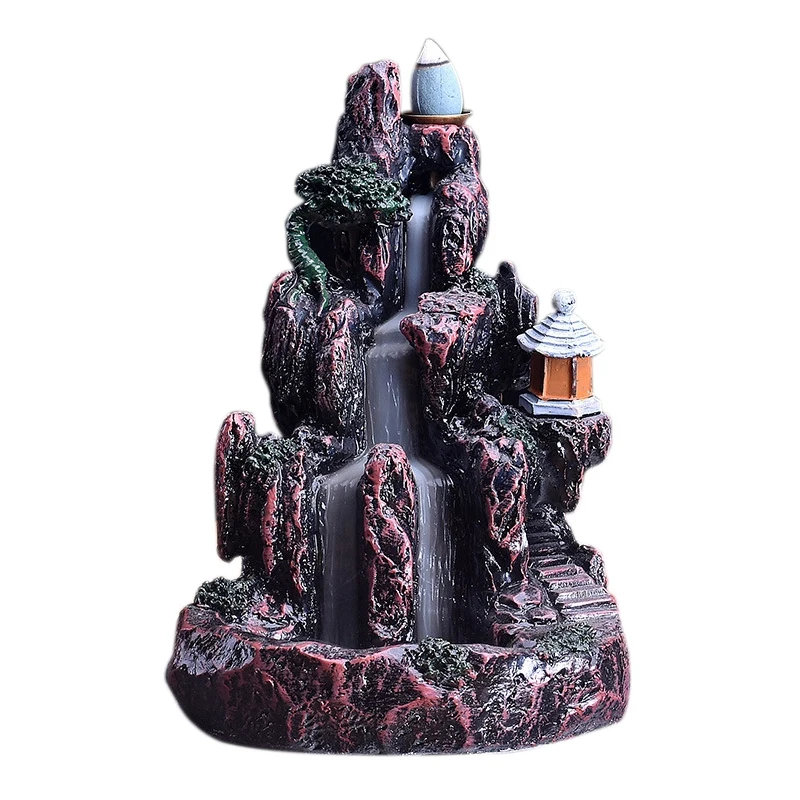

Mountain River Handicraft Incense Holder Backflow Ceramic Burner Censer