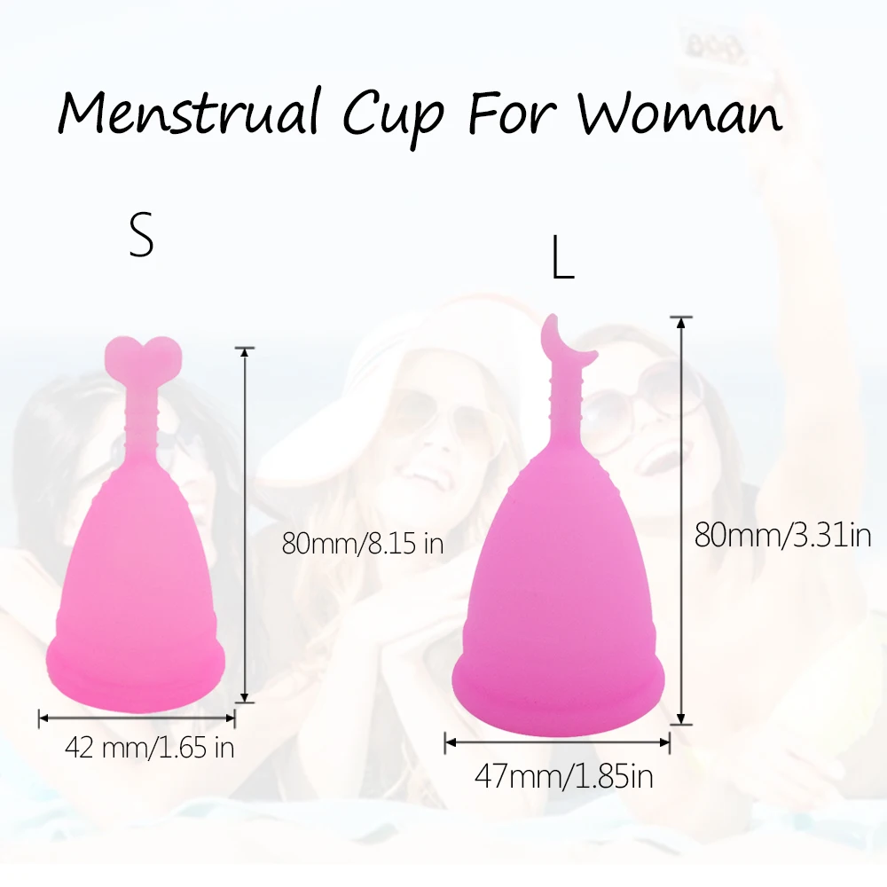 100 шт./лот женская гигиеническая менструальная чаша для женщин Coupe Menstruelle