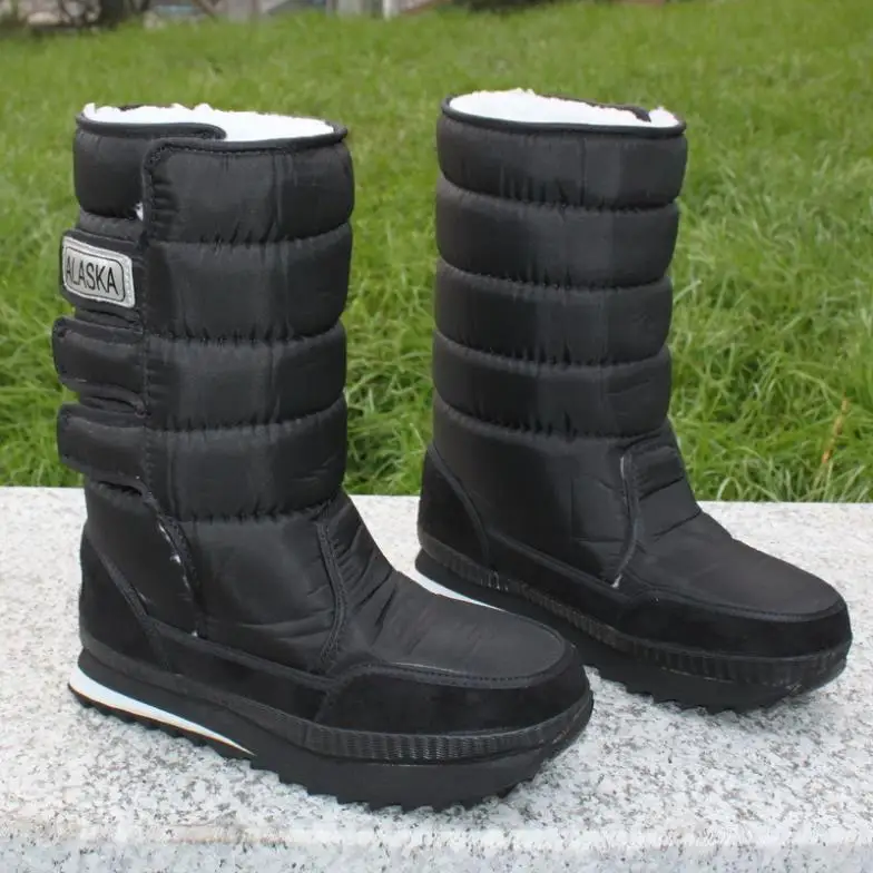 MenKneeHighoutdoorsnowbootsMalethickeningthermalwaterproof