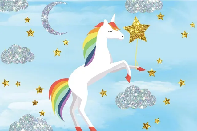 laeacco unicorn birthday party