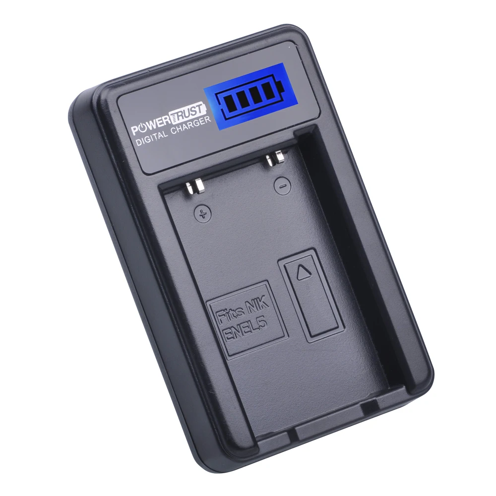 2 шт 3,7 V EN-EL5 ENEL5 Камера Батарея+ ЖК-дисплей USB Зарядное устройство для цифровой камеры NIKON Coolpix P530 P520 P510 P100 P500 P6000 P5100 P5000 P80 P90
