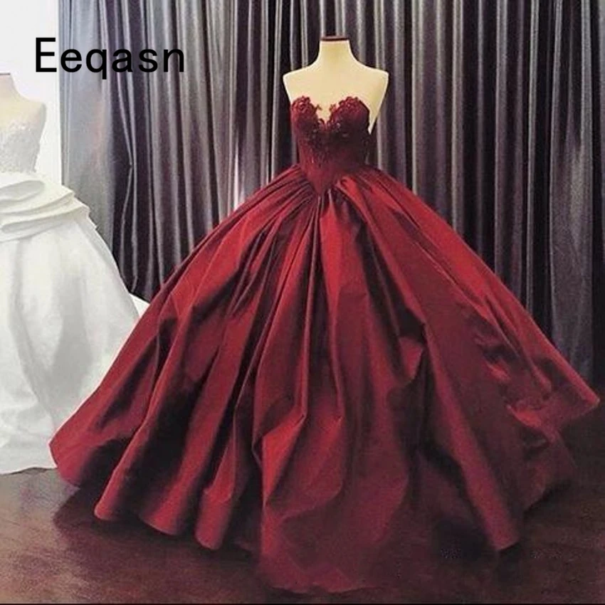 burgundy quinceanera dresses 2018