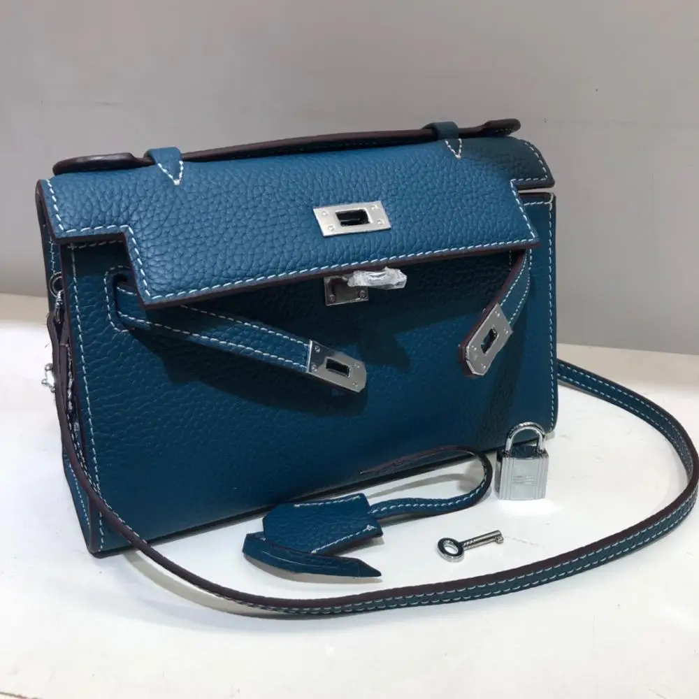 

XHTY leather crossbody bag Kly retractable handbag shoulder bag cowhide leather new fashion 2019