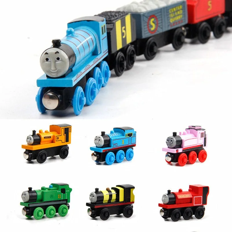 31 Types Magnetic Train Magic Track Car Wooden Train Hot Wheels Thomas For Children Kids Christmas Gift Choose Car Toy