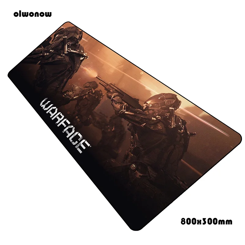 Коврик для мыши Warface 800x300x3 мм коврик для мыши модный игровой коврик для мыши геймер подарок на Хэллоуин персонализированные коврики для мыши Клавиатура ПК pad - Цвет: Size 800x300x3mm