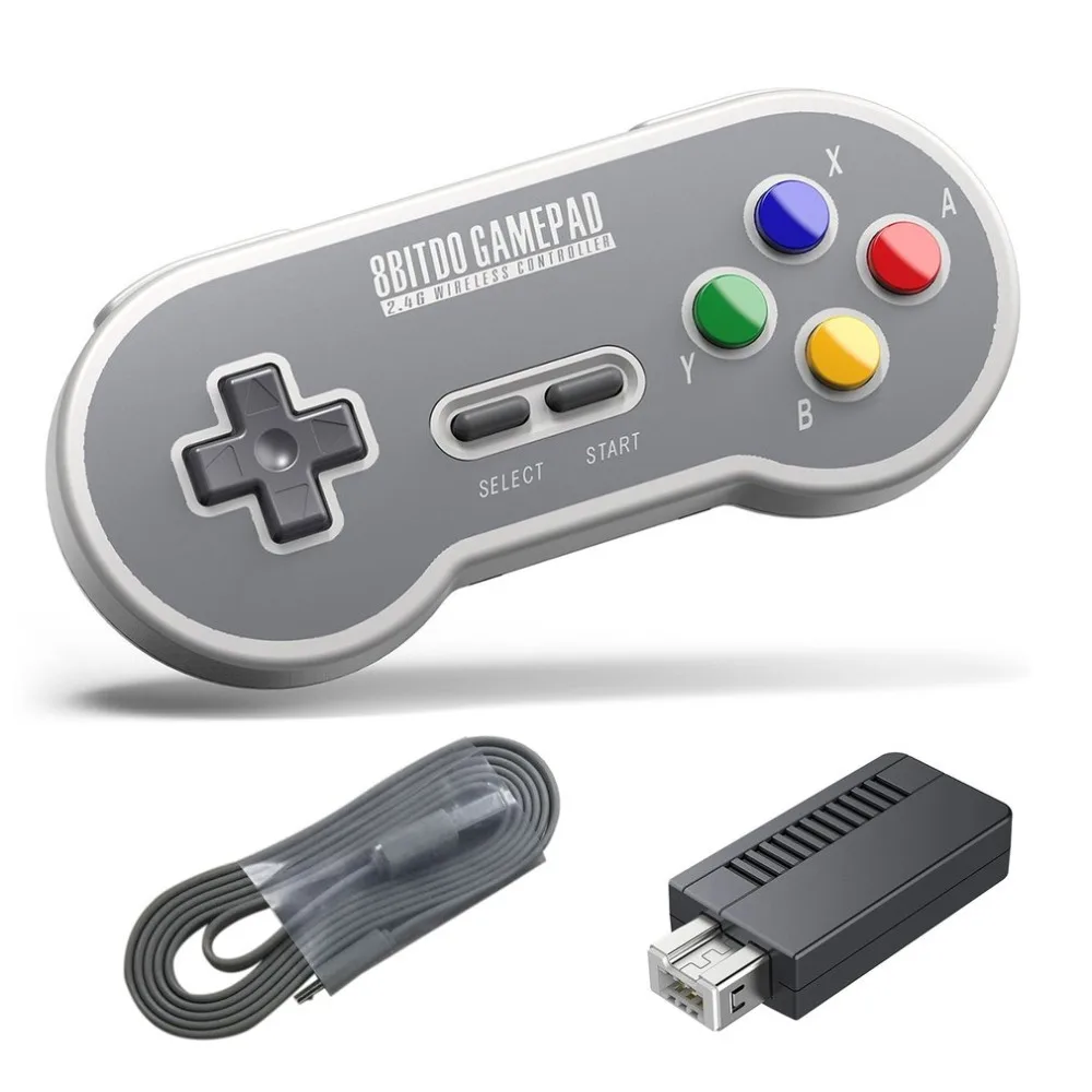 For 8Bitdo 8 bit 2 4G Wireless Controller font b Gamepad b font For SFC Classic