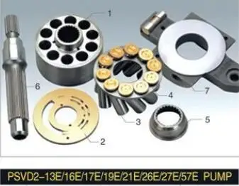 

Запчасти для насоса KAYABA PSVD2-17E