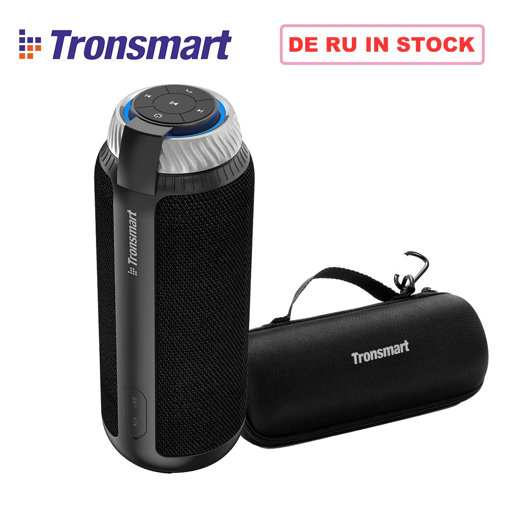 

[IN STOCK]Tronsmart Element T6 25W DSP Portable Bluetooth Speaker with 360 Stereo Sound Deep Bass outdoor portable mini Speaker