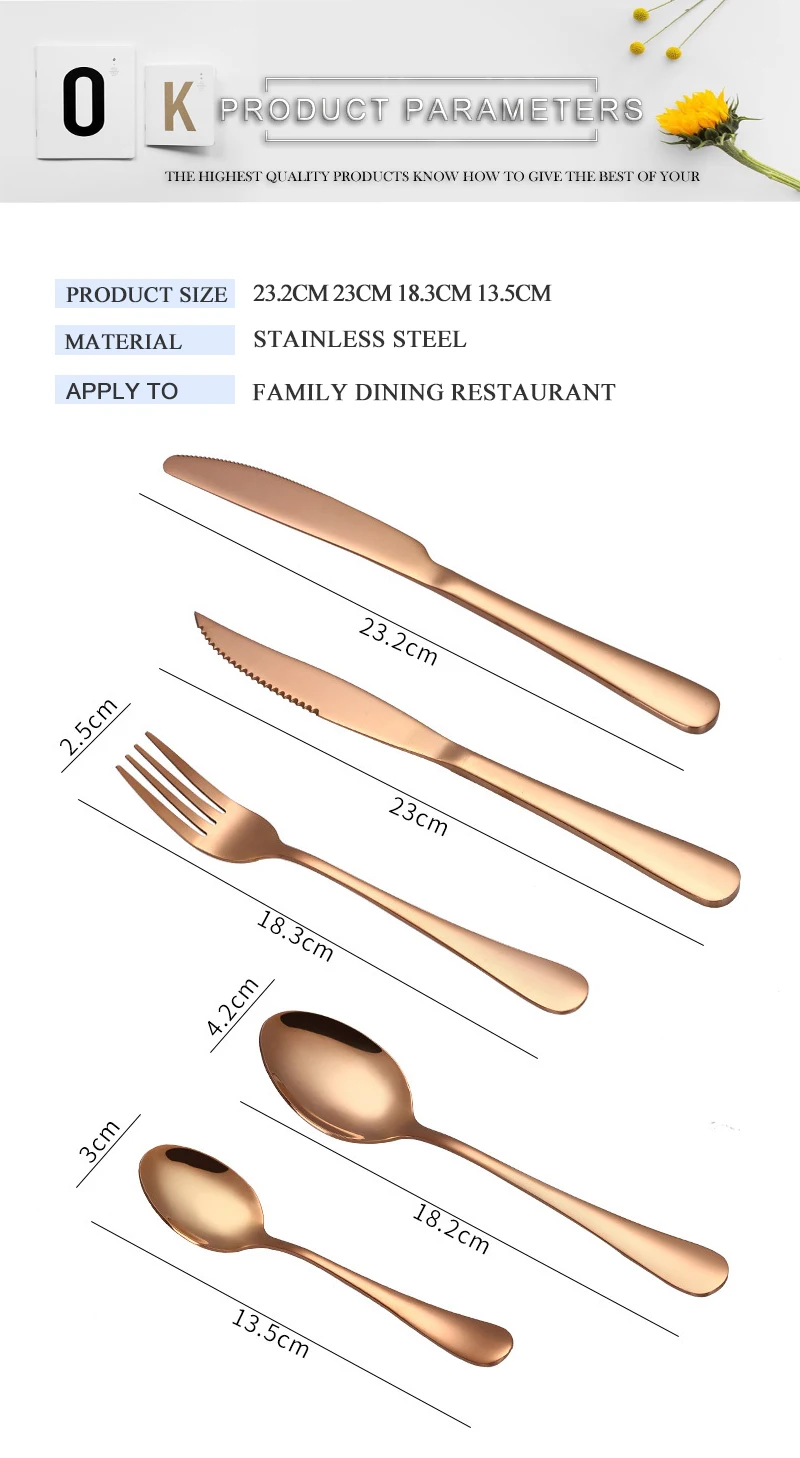 knife set dinner stainless steel table dinner (7)