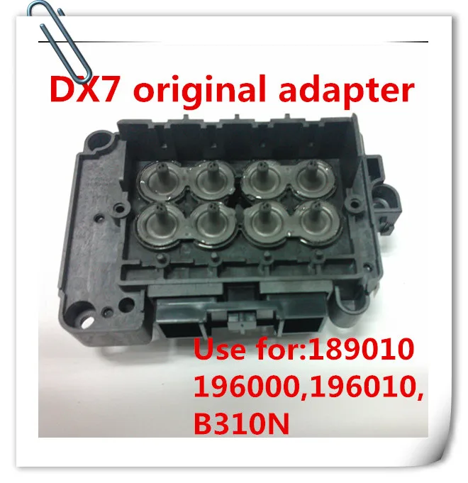 Prix pour Gros ECO solvant DX7 tête d'impression adaptateur 189010 189000 196000 196010 tête d'impression couverture pour UV encres adaptateur Prix pour Gros ECO solvant DX7 tête d'impression adaptateur 189010 189000 196000 196010 tête d'impression couverture pour UV encres adaptateur