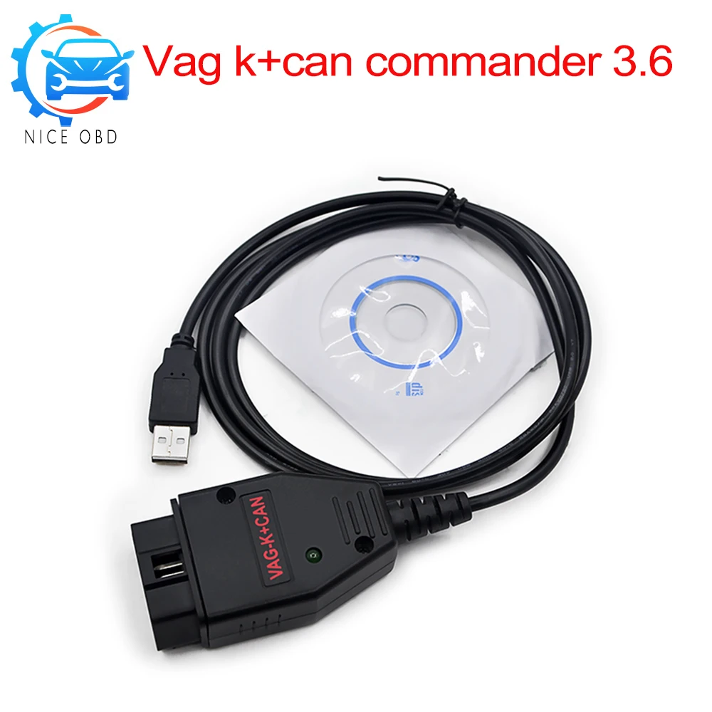 

High Quality Obd TooL VAG K+CAN COMMANDER 3.6 for Audi/VW VAG Diagnostic Tool vag k can commander 3.6 Free shipping Vag 3.6 Scan