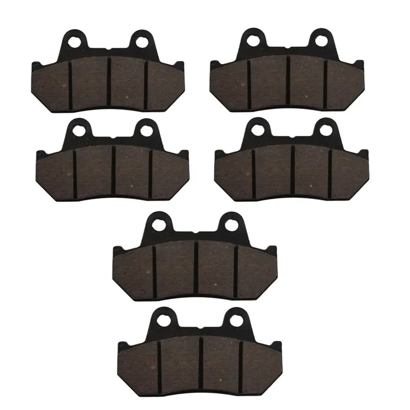 

Motorcycle Front & Rear Brake Pads For HONDA GL1100 GL 1100 Goldwing 1982-1983 Black Semimetal Disc Brake Pad Set