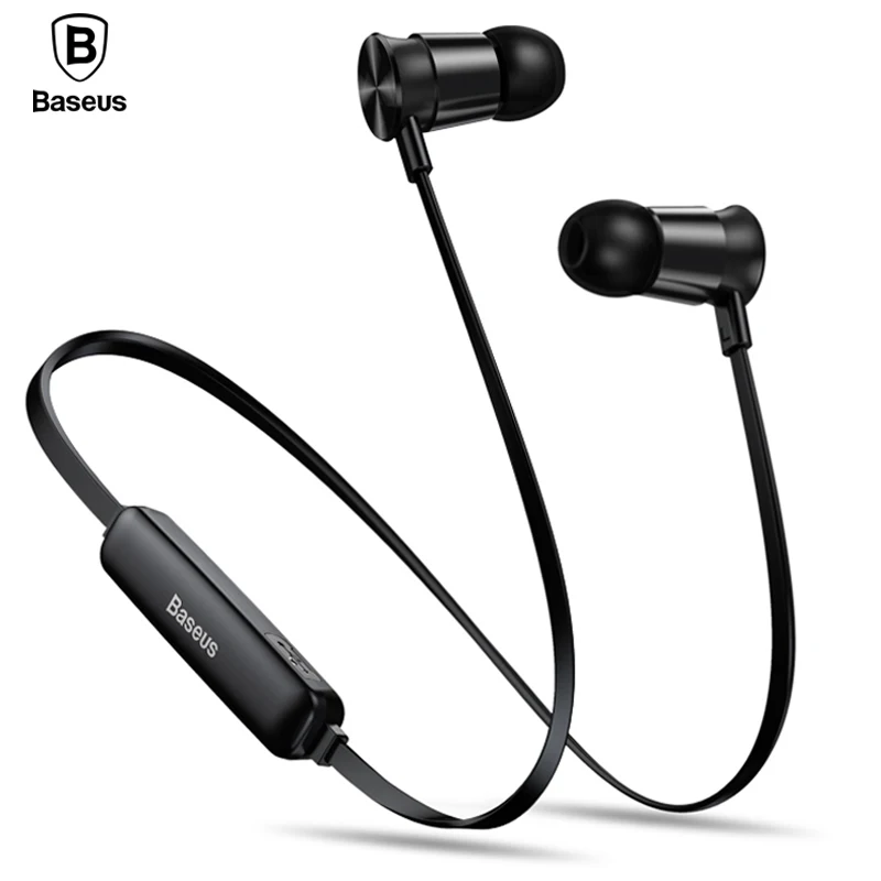 

Baseus S07 Bluetooth Earphone Sport Wireless Headphone With Mic Stereo Magnet Wireless Headset Earbuds For Phone Fone De Ouvido