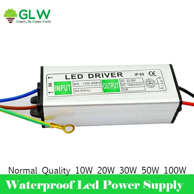 Aliexpress.com : Buy LED Driver 100W 50W 30W 20W IP65 Waterproof COB ...