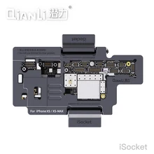 QIANLI New iSocket motherboard test fixture test stand for iPhone Xs/Xs Max Dual-deck motherboard function tester
