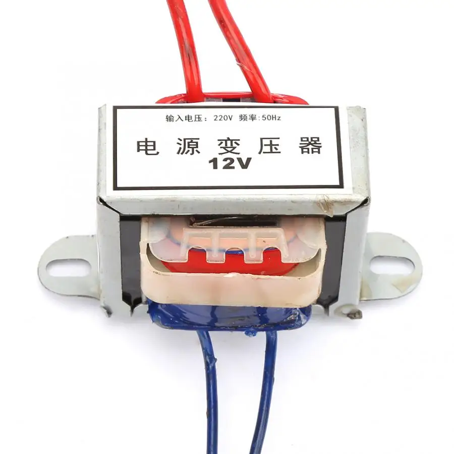 Трансформатор тока AC 12 V/24 V Выходное напряжение 3W вход 220V 50Hz одиночный силовой трансформатор