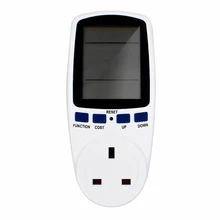 2017 Watt Voltage Power Meter UK Plug Digital Energy Meter Voltage Wattmeter Power Analyzer Energy Meter Measuring Outlet Socket eu plug digital voltage wattmeter power analyzer power meter eu britain power meter electric energy meter a multimeter