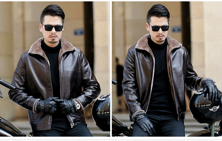 Faux Leather Jacket Men Clothes Motorcycle Fashion Fake Leather Jackets Autumn Winter Coat Chaqueta Cuero Hombre T1037