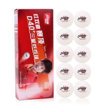20 bolas/caixa dhs 3 estrela d40 + bolas de tênis de mesa novo material plástico poli ping pong bolas ittf aprovado costura profissional bola
