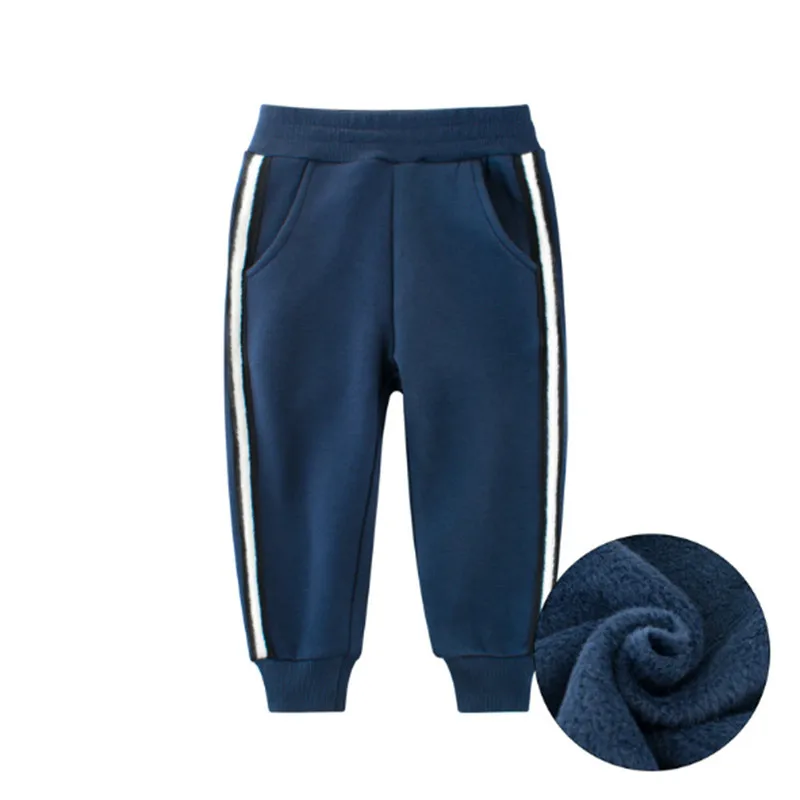 

Children Boys Winter Sweatpants with fleece inside baby trousers pants 2-8T kids boys casual full pants wear