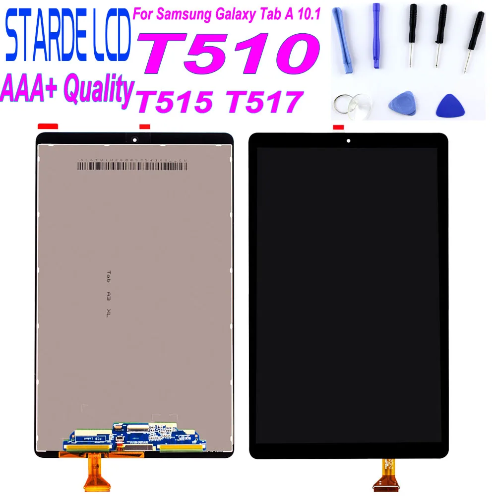 AAA + кожаный чехол для Samsung Galaxy Tab A 10 1 2019 SM-T510 T515 T517 T510 ЖК-дисплей с сенсорным экраном