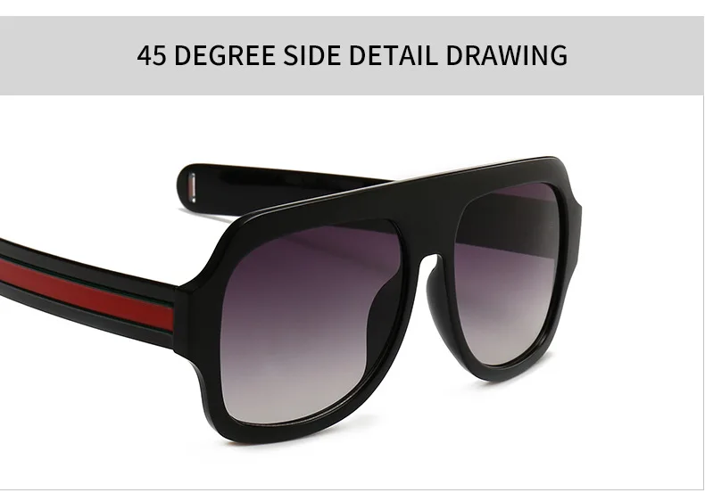 Мужские Ретро негабаритные солнцезащитные очки классические брендовые дизайнерские солнцезащитные очки унисекс UV400 Модные мужские очки для путешествий и вождения