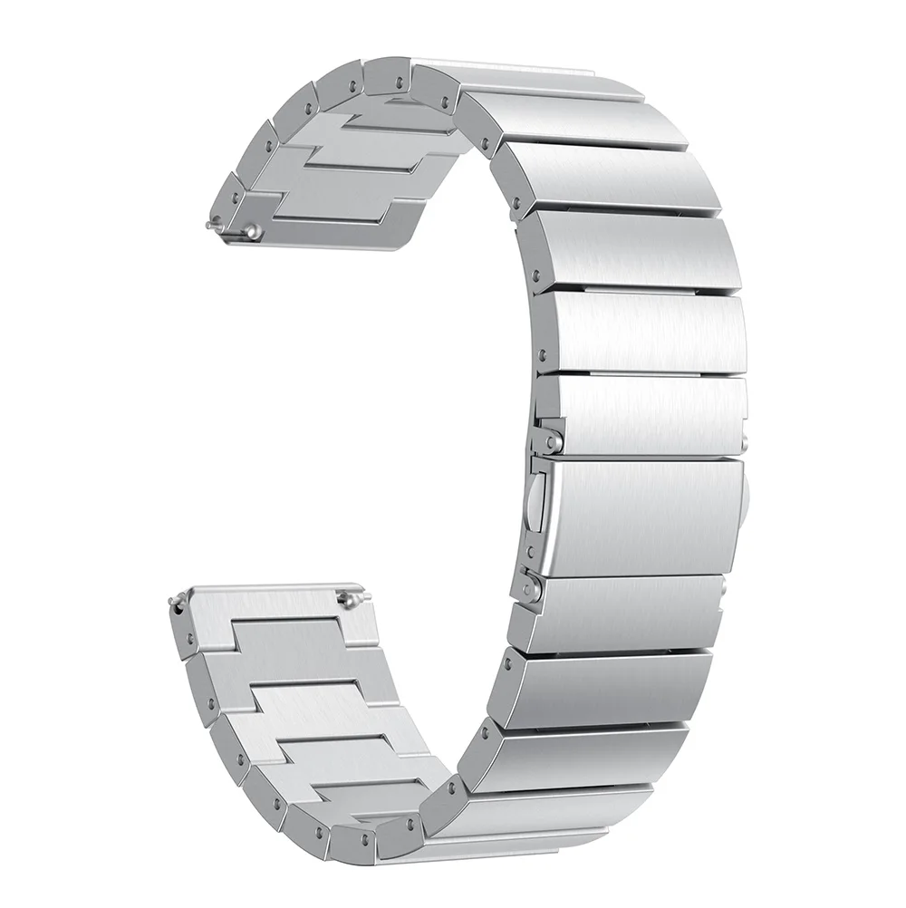 Высококачественный металлический ремешок для часов Fitbit Versa браслет из нержавеющей стали для Fitbit Versa 2 сменный аксессуар - Цвет ремешка: Silver