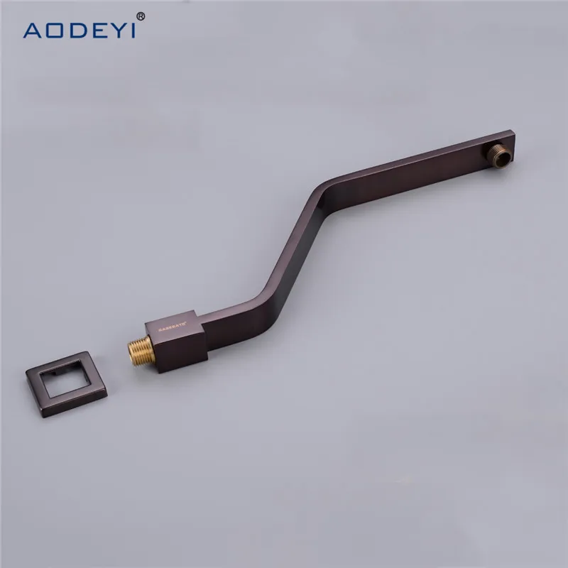 AODEYI Brass Shower Arm Heighten Shower Head Chrome Brushed Nickel Oil Rubbed Bronze Wall Mounted Shower Arm Extension 04-056