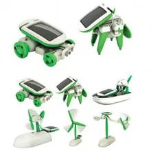 Классические игрушки DIY Монтессори творческие высокотехнологичные небольшое производство научный эксперимент комплект шесть-в-одном игрушки Солнечная собраны игрушки монтессори деревянные игрушки нарды