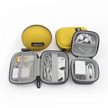 

Woven Style Travel EVA Digital Storage Bag Data Cable Earphone Wire Pen Organizer Case USB Gadget Rangement Multifunction