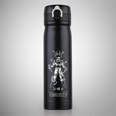 T OUSSIRRO Dragon Ball Z солнце Гоку драгонболл зет Вегета ячейка нержавеющая сталь термос чашка оригинальность портативная бутылка для воды - Цвет: T