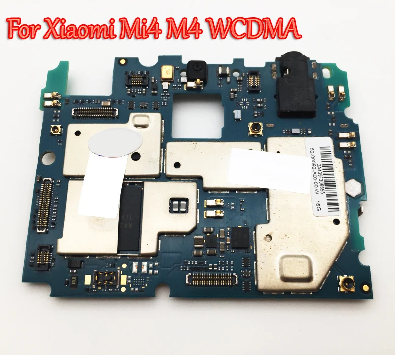 

Tested Full Work Original Unlocked Mainboard For Xiaomi Mi 4 Mi4 M4 WCDMA Motherboard Logic Circuit Board Plate Fast Ship