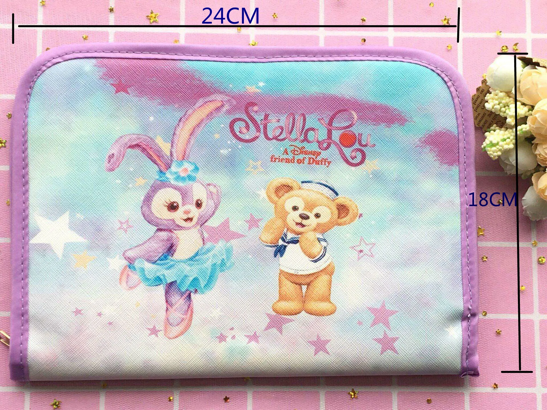 Милый медведь Даффи друг stellalou Rabbit PU сумки многофункциональные с мультипликационным рисунком упаковка для девочек детские подарки 24 см* 18 см