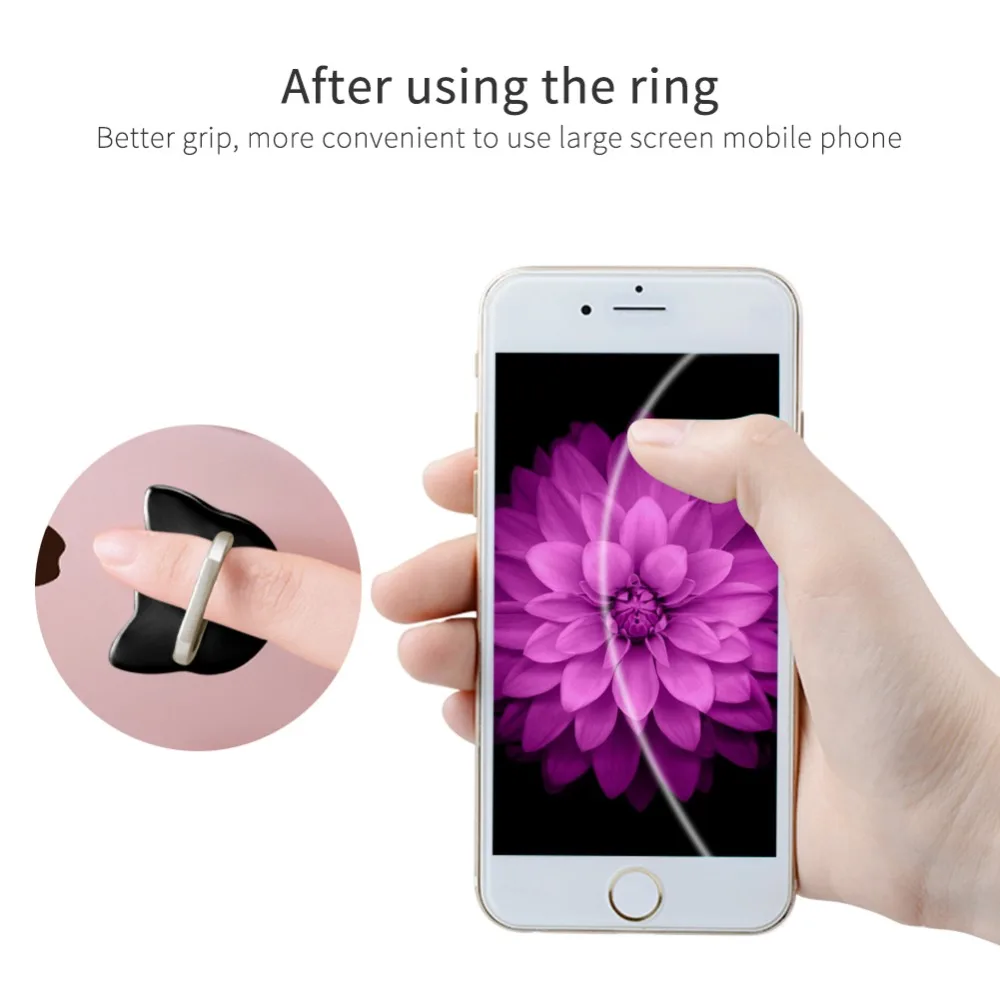 360 Degree Rotation Holder Cat Ring Bracket Mobile Phone Holder Stand Sucker Support Tablets Desk For iPhone Xiaomi Samsung