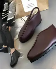 Новинка 2018 г., теплая хлопковая обувь для мам в Корейском стиле на плоской подошве, бархатные теплые зимние ботинки