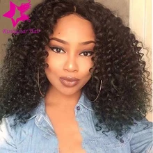 Top quality Kinky Curly Wig Glueless Lace Front Human Hair Full Lace Wig short Curly Lace Front Human Hair Wig For Black Women