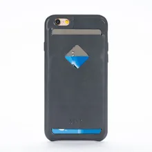 Модный Цветной чехол с держателем карты из натуральной кожи для iphone 6 6s