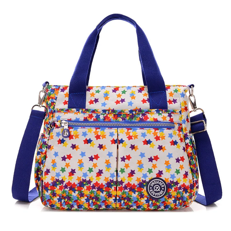 Брендовые Аутентичные сумки через плечо женские дорожные сумки размера плюс многофункциональные водонепроницаемые нейлоновые сумки-мессенджеры - Цвет: DCX