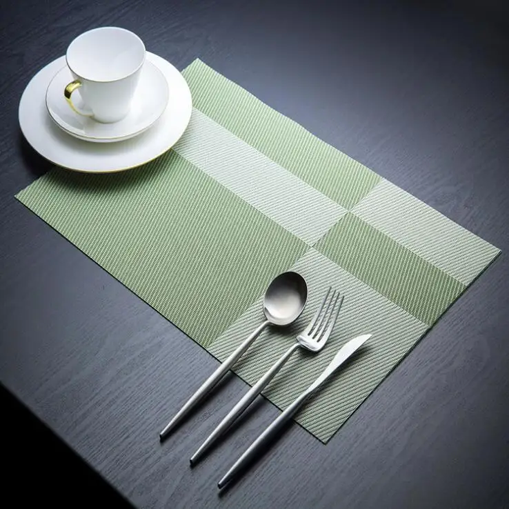 Fyjafon 2/4/6pieces Kitchen Table Mats Set Heat Protection PVC Table Mat Placemats Environmental Table Mats For Dining Table Fyjafon 2/4/6pieces Kitchen Table Mats Set Heat Protection PVC Table Mat Placemats Environmental Table Mats For Dining Table