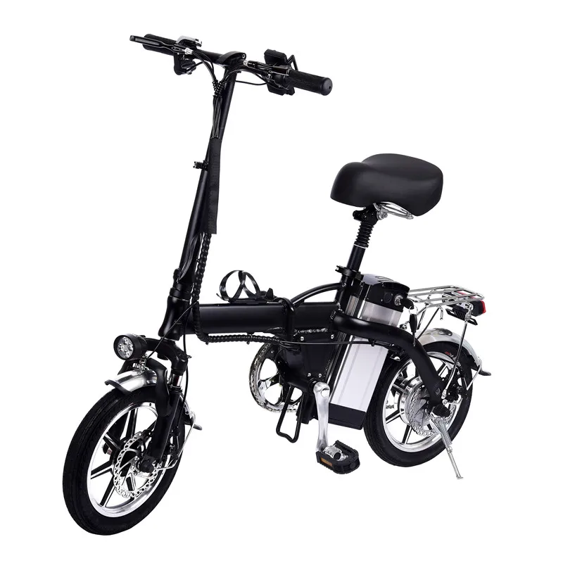Discount Lightweight Electric Scooter 2 Wheels Electric Bicycle Brushless Motor 350W 48V Powerful Electric Bicycle With Removable Battery 0