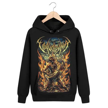 

Bloodhoof Vulvodynia Deathcore rock black new cotton hoodie Asian Size