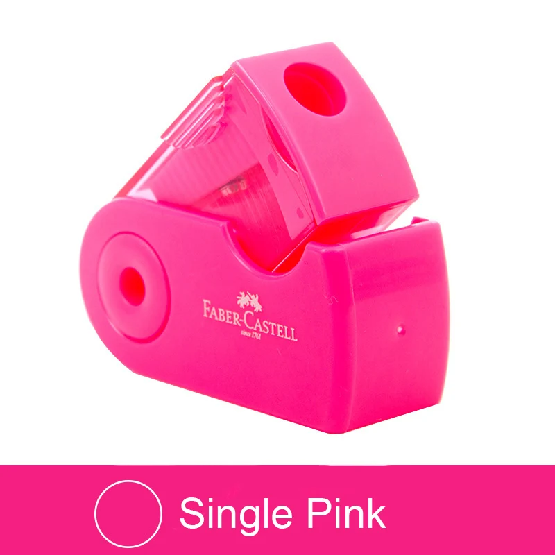 Single Pink Творческий Push Pull точилка для карандашей двойное и одно отверстие Многофункциональный студент, школа, офис Канцелярские механические точилки - Цвет: Single Pink