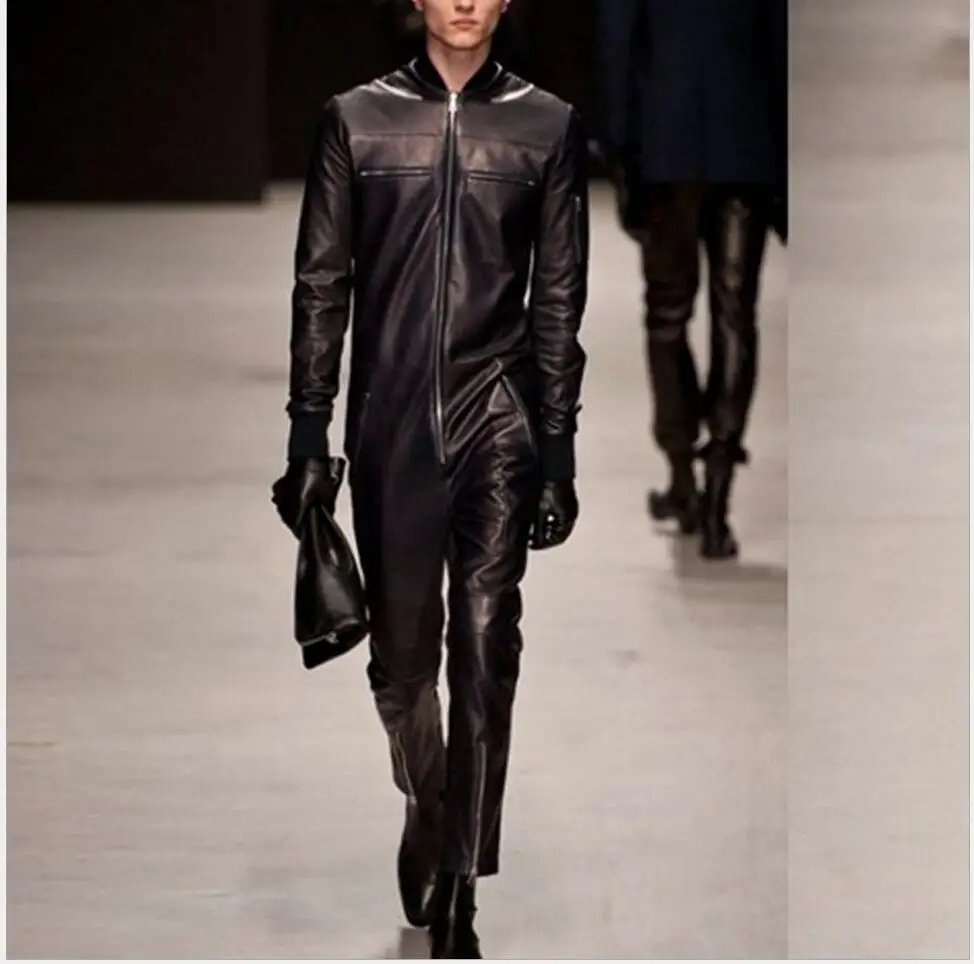 leder jumpsuit