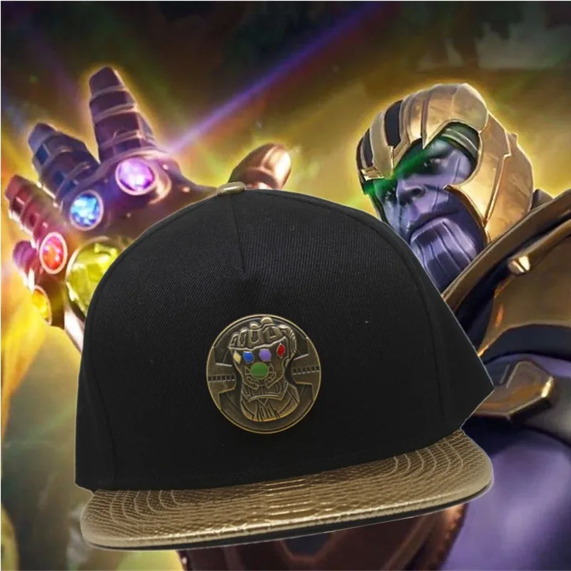 

Thanos Infinity Gauntlet Hat Baseball Cap Movie Costume Avengers Endgame Cosplay Costume Prop Accessories