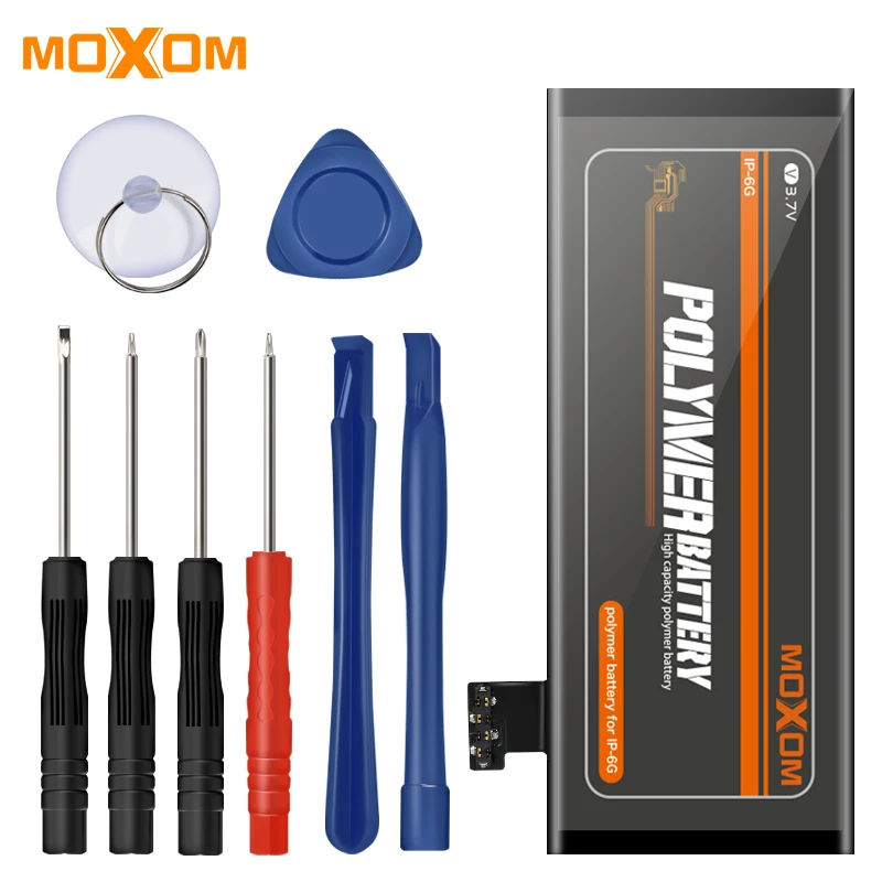 Аккумулятор MOXOM для iPhone 6 6G 1710 мАч Сменный аккумулятор литий полимерный высокой