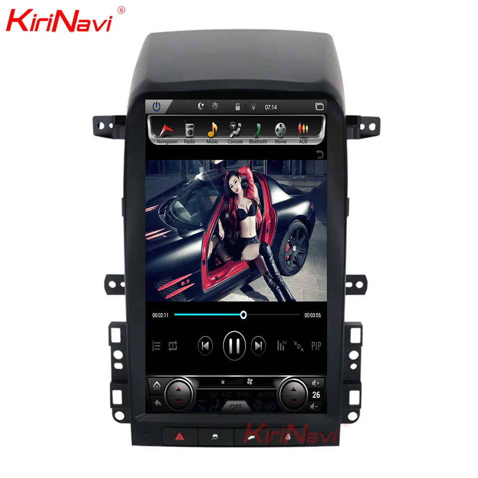 KiriNavi 13,6 ''1 Din Android 8,1 автомобильный DVD мультимедийный плеер для Chevrolet Captiva автомобильный Радио gps навигация 2008-2012 Bluetooth