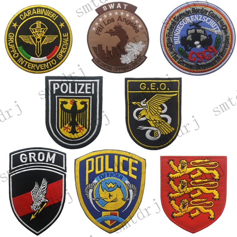 

Embroidery Patch National Special Forces Members Tactics Morale Patch Badge Applique Embroidery Badge Backpack Paste Military