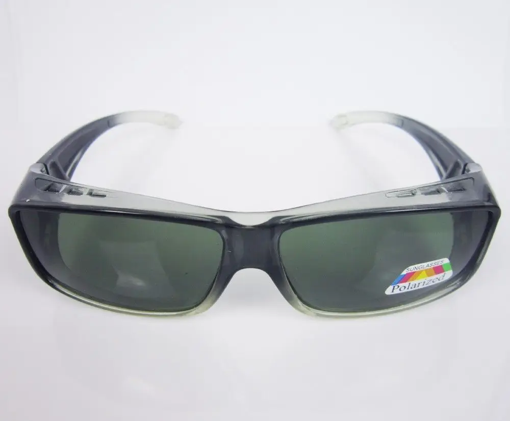 Agstum спортивные поляризованные солнцезащитные очки с обмоткой, очки с зажимом, подходят для очков с зелеными линзами